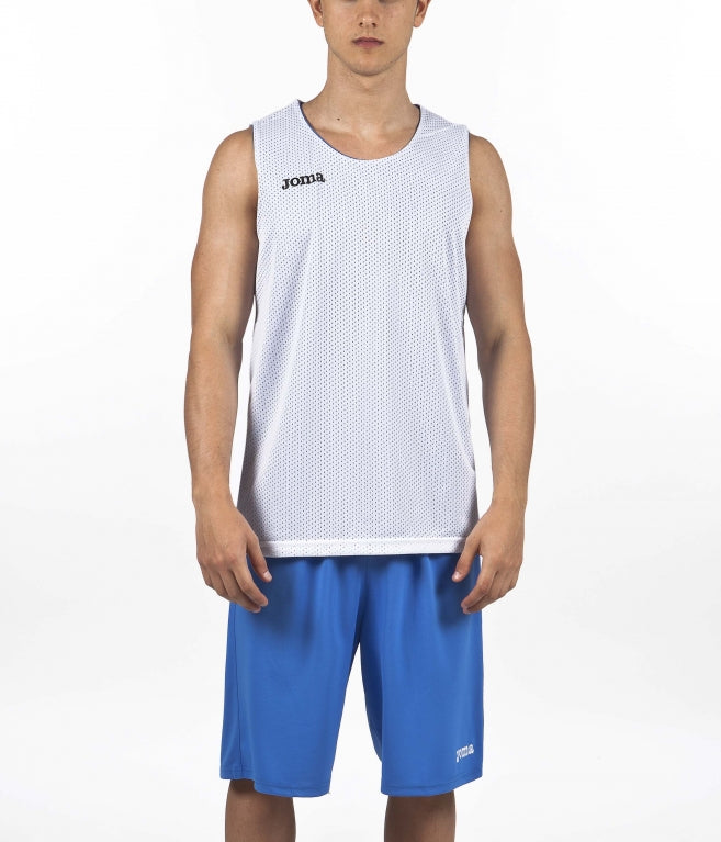 REVERSIBLET-SHIRT ARO SLEEVELESS - ROYAL-BIANCO