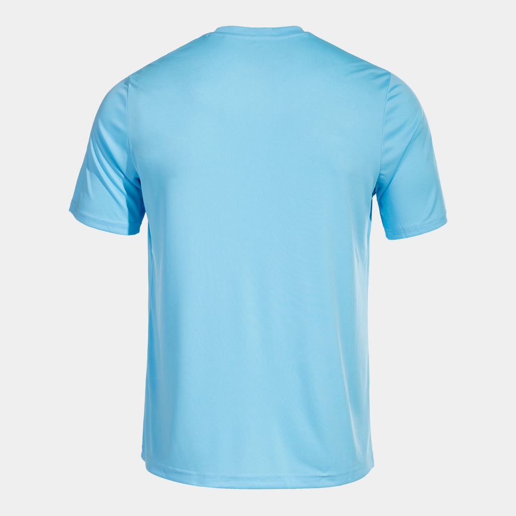 T-SHIRT COMBI S/S - CELESTE
