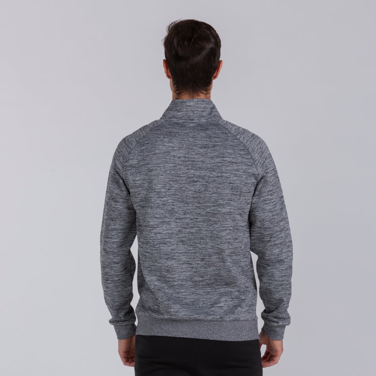 FARAON SWEATSHIRT MELANGE HALF ZIP - GRIGIO MELANGE