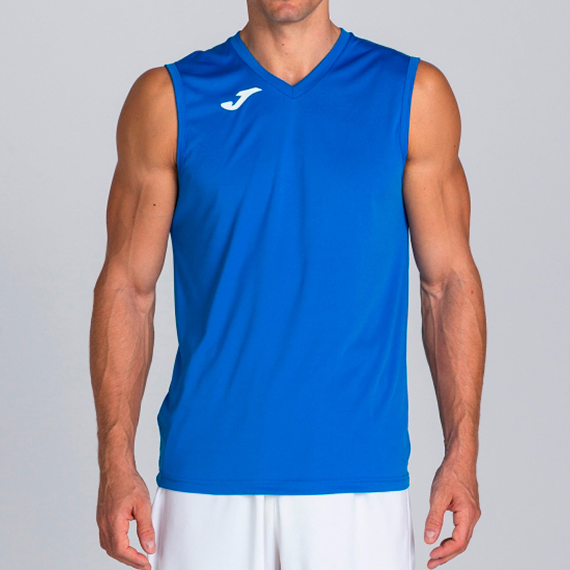 T-SHIRT BASIC SLEEVELESS - ROYAL