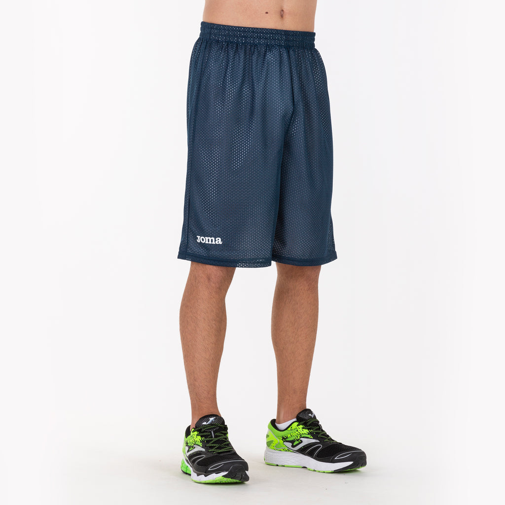SHORT BASKET REVERSIBLE ROOKIE - BLU NAVY-BIANCO