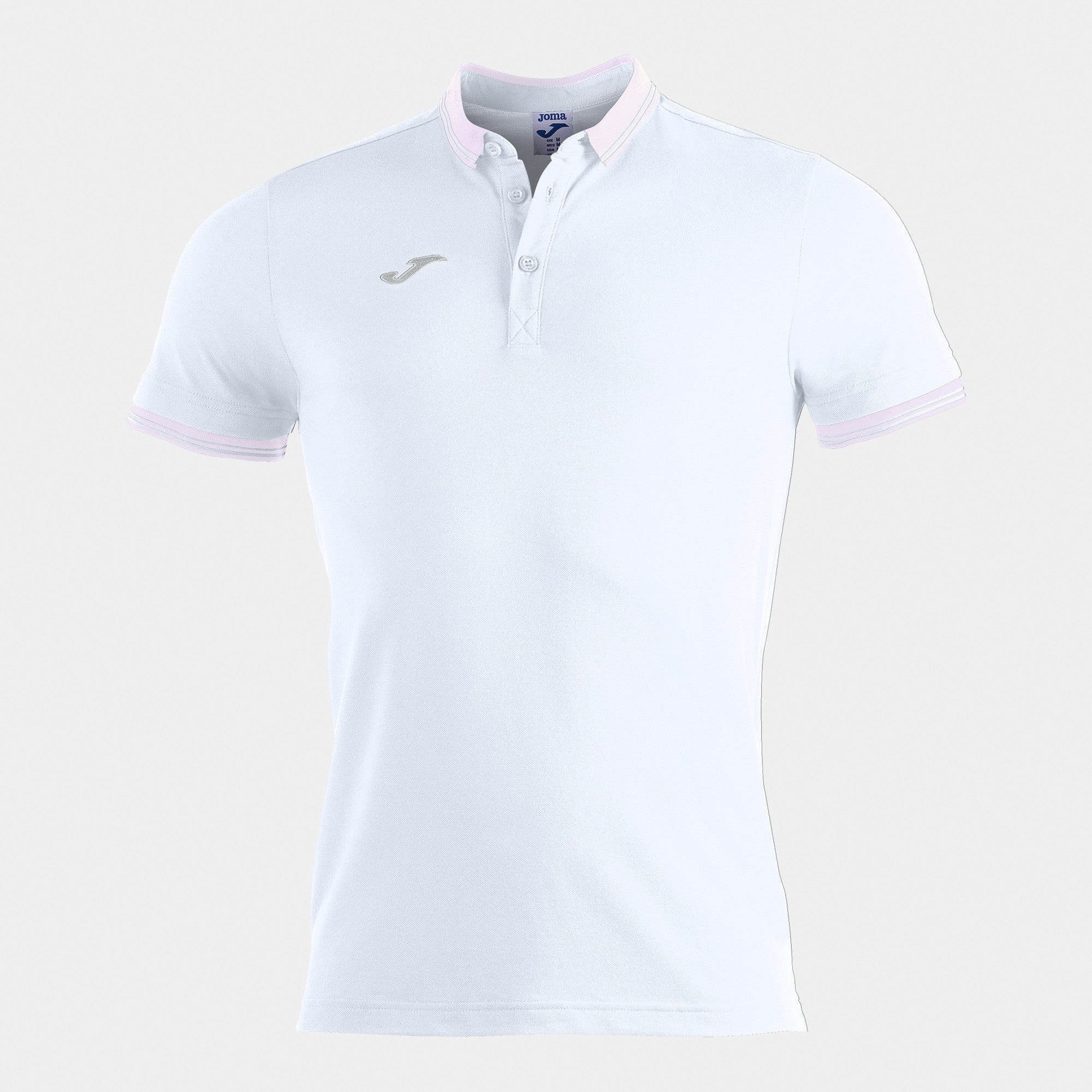 BALI II SHORT SLEEVE POLO - BIANCO-ROSA - BIANCO-ROSA