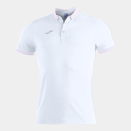 BALI II SHORT SLEEVE POLO - BIANCO-ROSA - BIANCO-ROSA