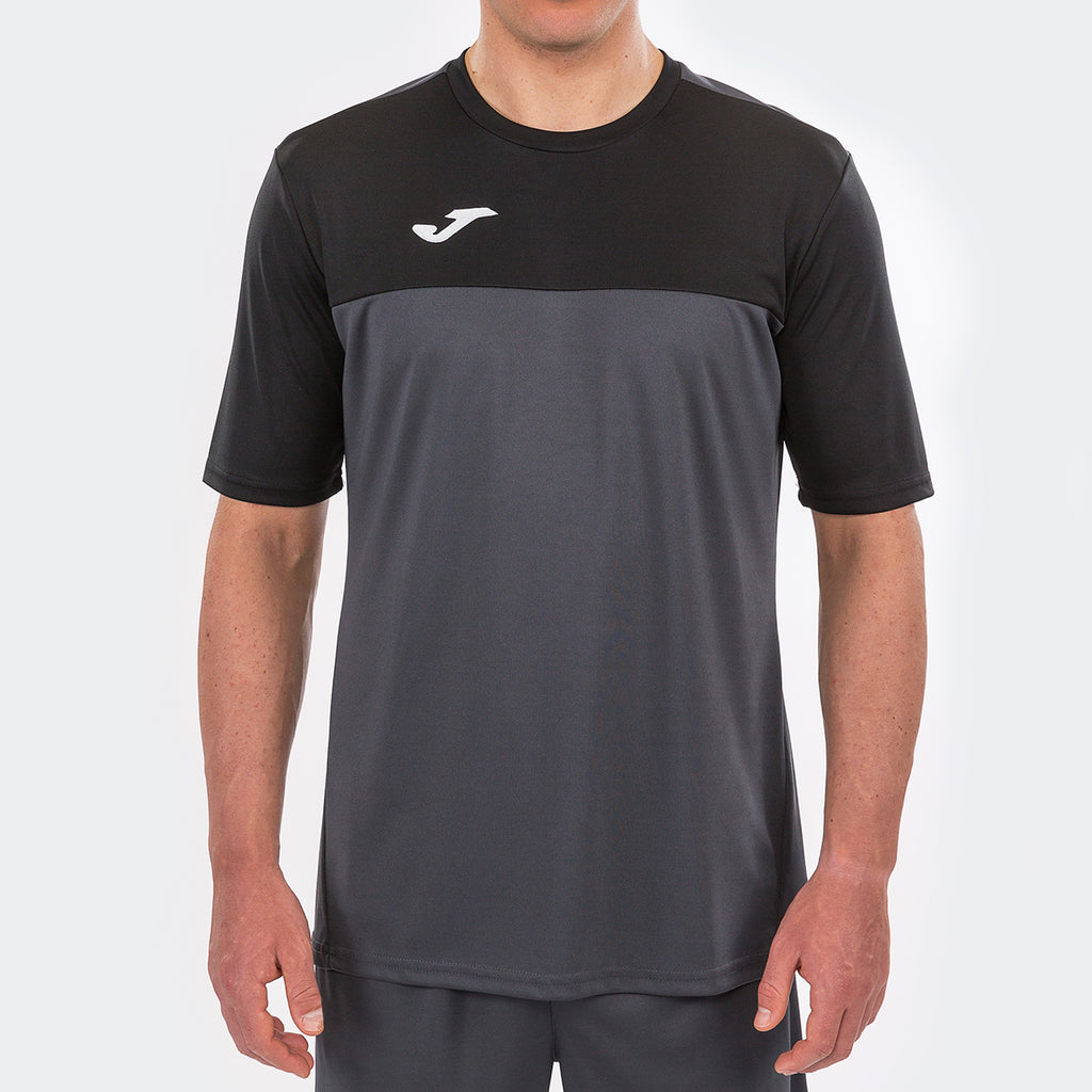 S/S T-SHIRT WINNER - ANTRACITE-NERO