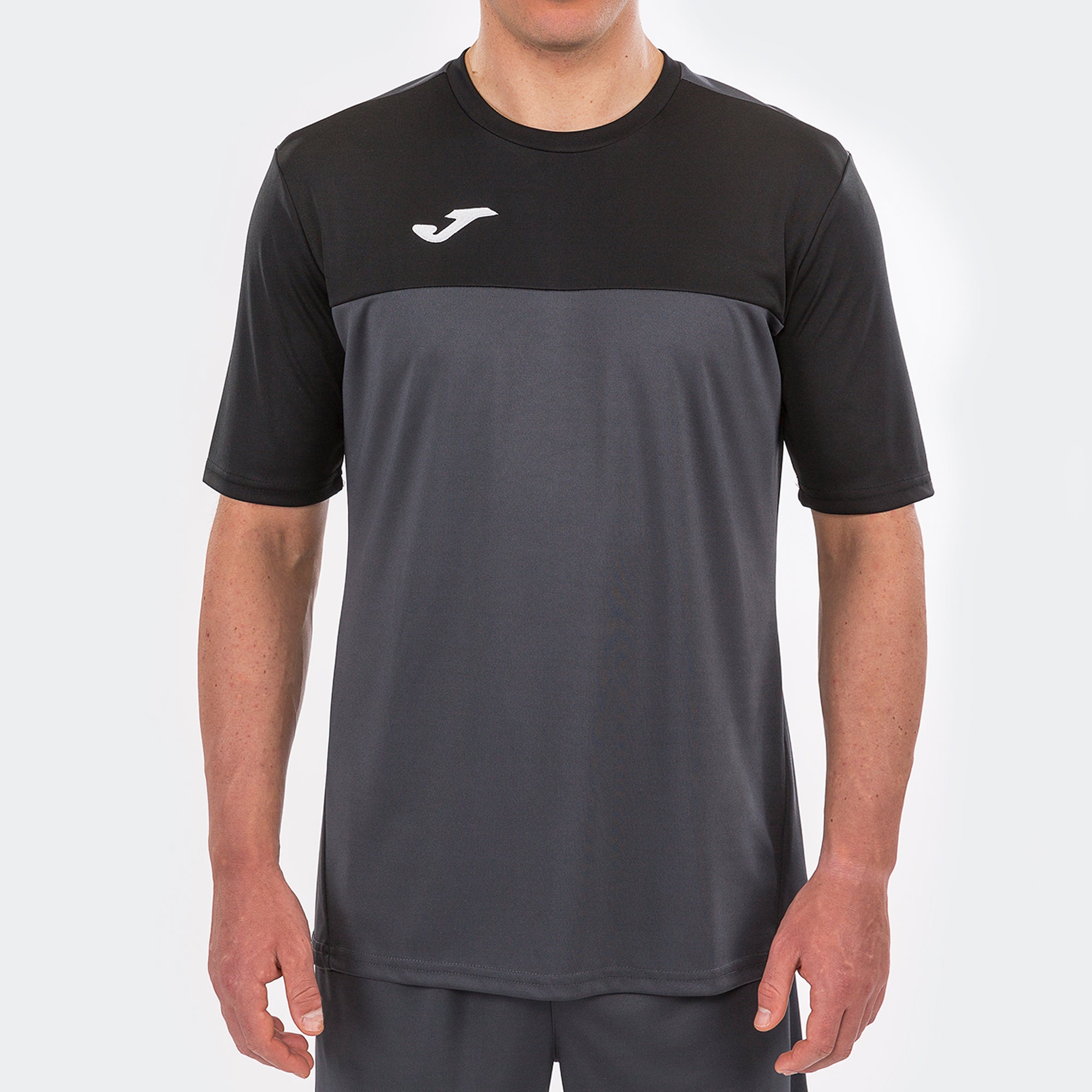 S/S T-SHIRT WINNER - ANTRACITE-NERO