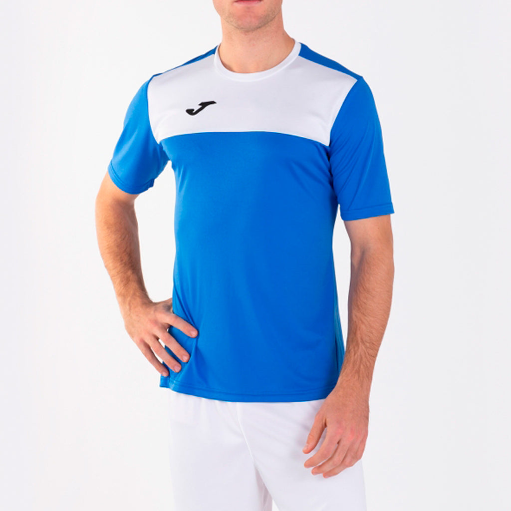 S/S T-SHIRT WINNER - ROYAL-BIANCO
