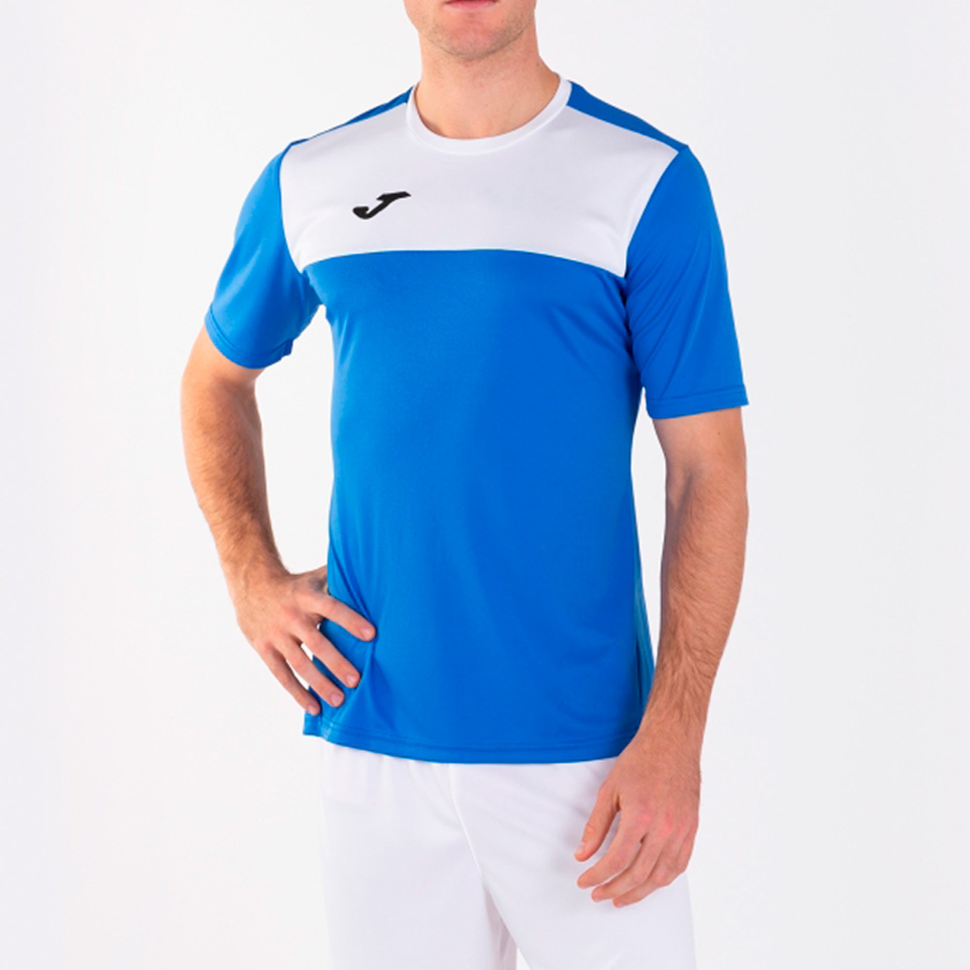S/S T-SHIRT WINNER - ROYAL-BIANCO