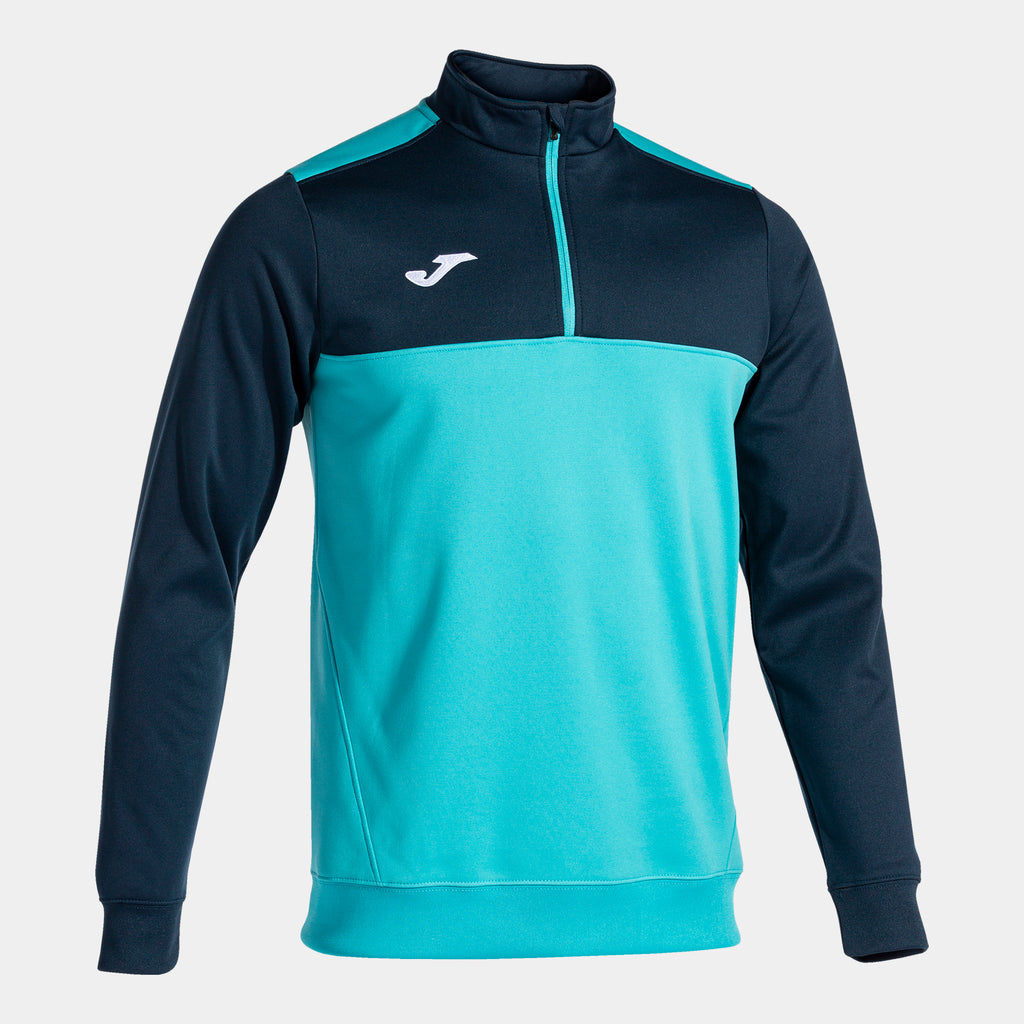 WINNER SWEATSHIRT - TURCHESE FLUO-BLU NAVY
