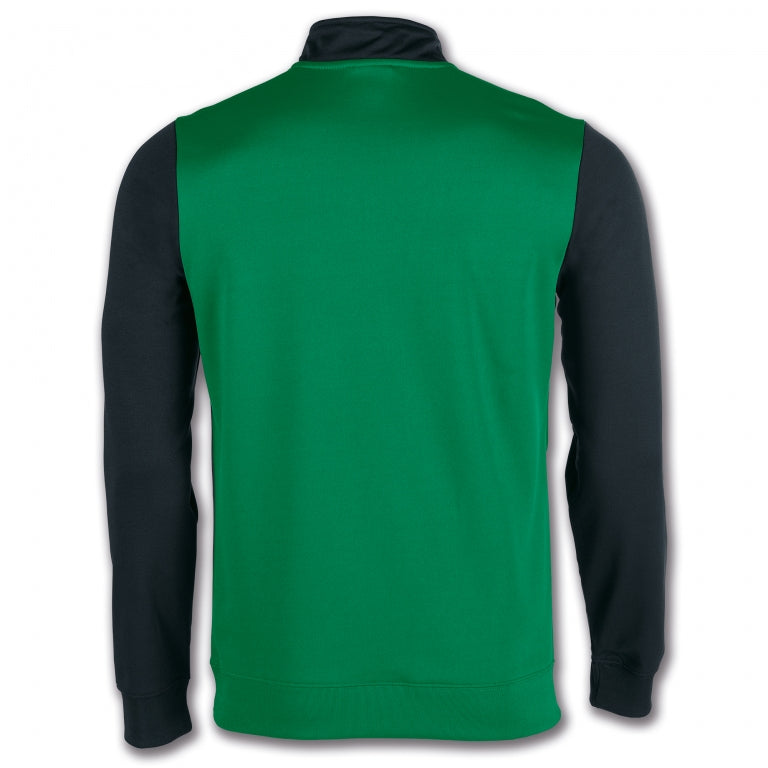 SWEATSHIRT 1/2 ZIP WINNER - VERDE-NERO