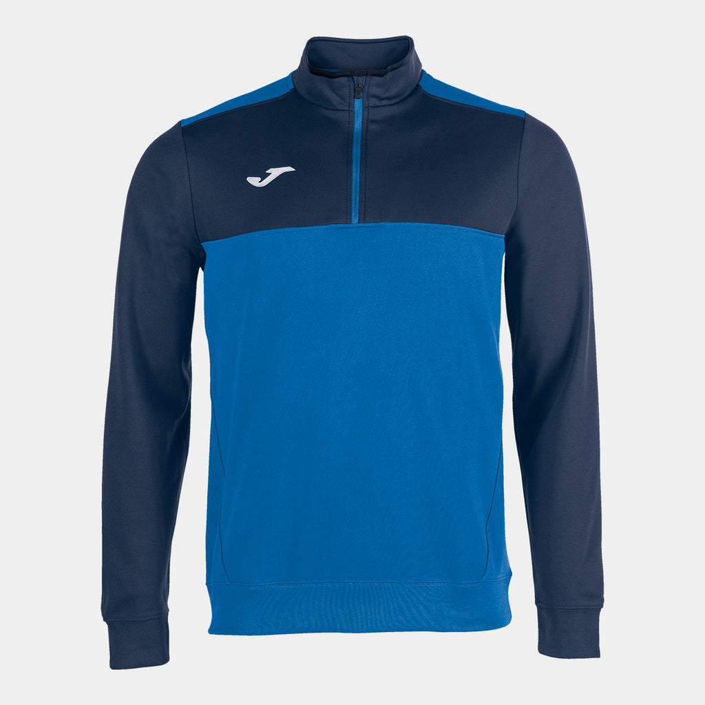 SWEATSHIRT 1/2 ZIP WINNER ROYAL/NAVY - ROYAL-BLU NAVY - ROYAL-BLU NAVY