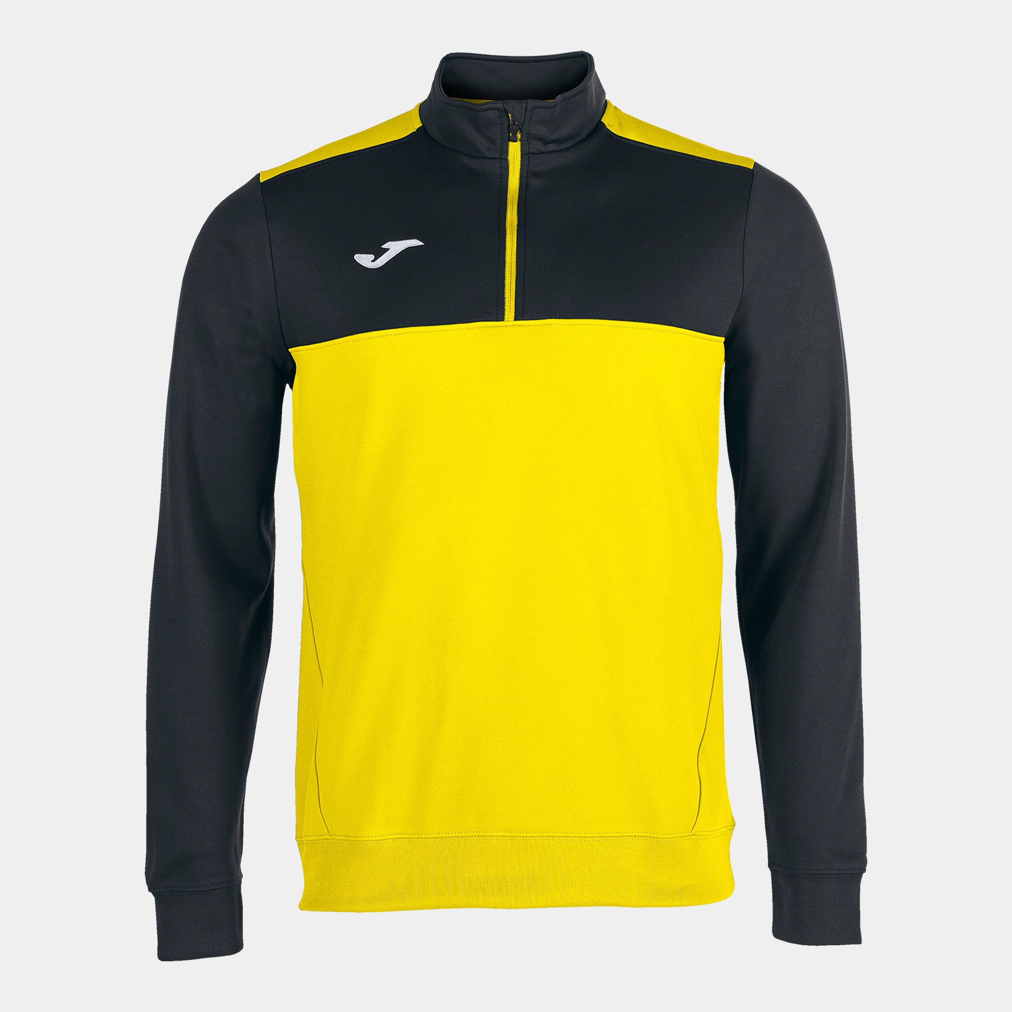 SWEATSHIRT 1/2 ZIP WINNER - GIALLO-NERO