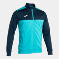 WINNER FULL ZIP SWEATSHIRT - TURCHESE FLUO-BLU NAVY - TURCHESE FLUO-BLU NAVY