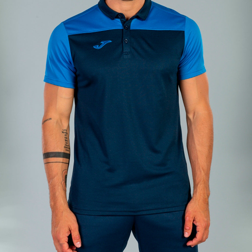 COMBI POLO SHIRT S/S - BLU NAVY-ROYAL