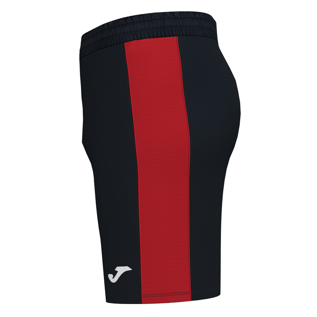 MAXI SHORTS - NERO-ROSSO
