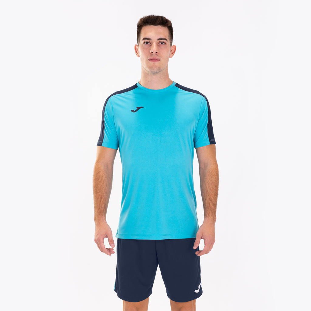 ACADEMY SHORTS - BLU NAVY-TURCHESE FLUO