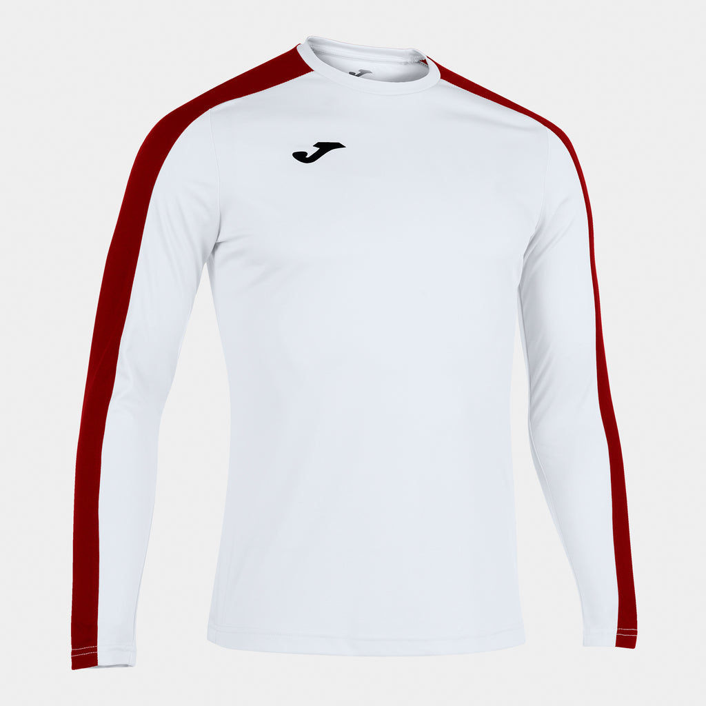 ACADEMY LONG SLEEVE T-SHIRT - BIANCO-ROSSO
