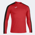 ACADEMY LONG SLEEVE T-SHIRT - ROSSO-NERO - ROSSO-NERO