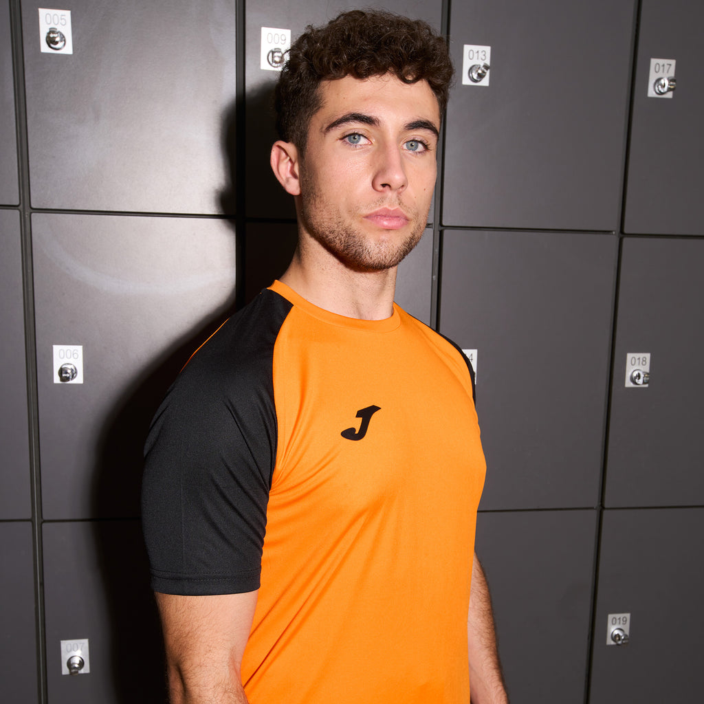 T-SHIRT ACADEMY IV - ARANCIONE-NERO