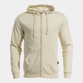 JUNGLE ZIP-UP HOODIE - BEIGE - BEIGE