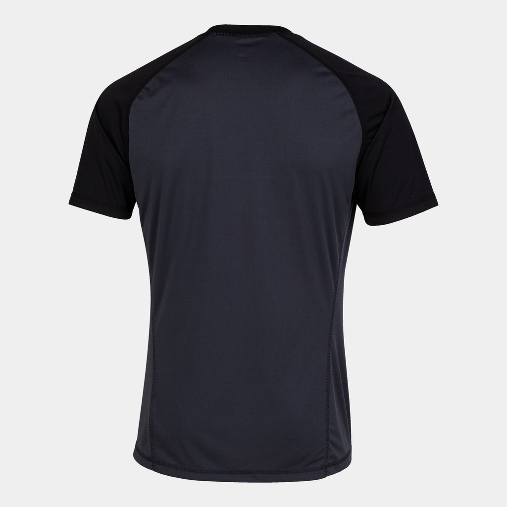 T-SHIRT TEAMWORK - ANTRACITE-NERO