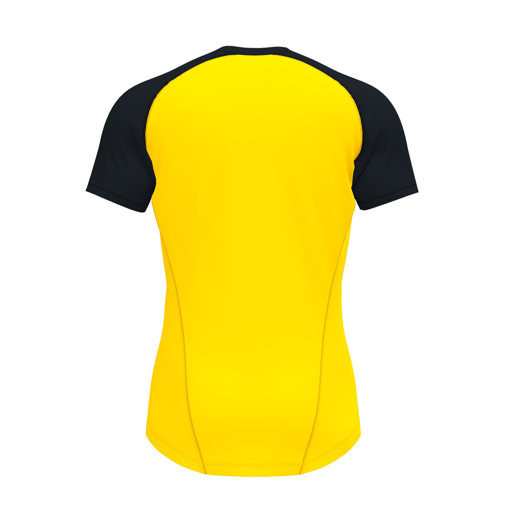 T-SHIRT TEAMWORK - GIALLO-NERO