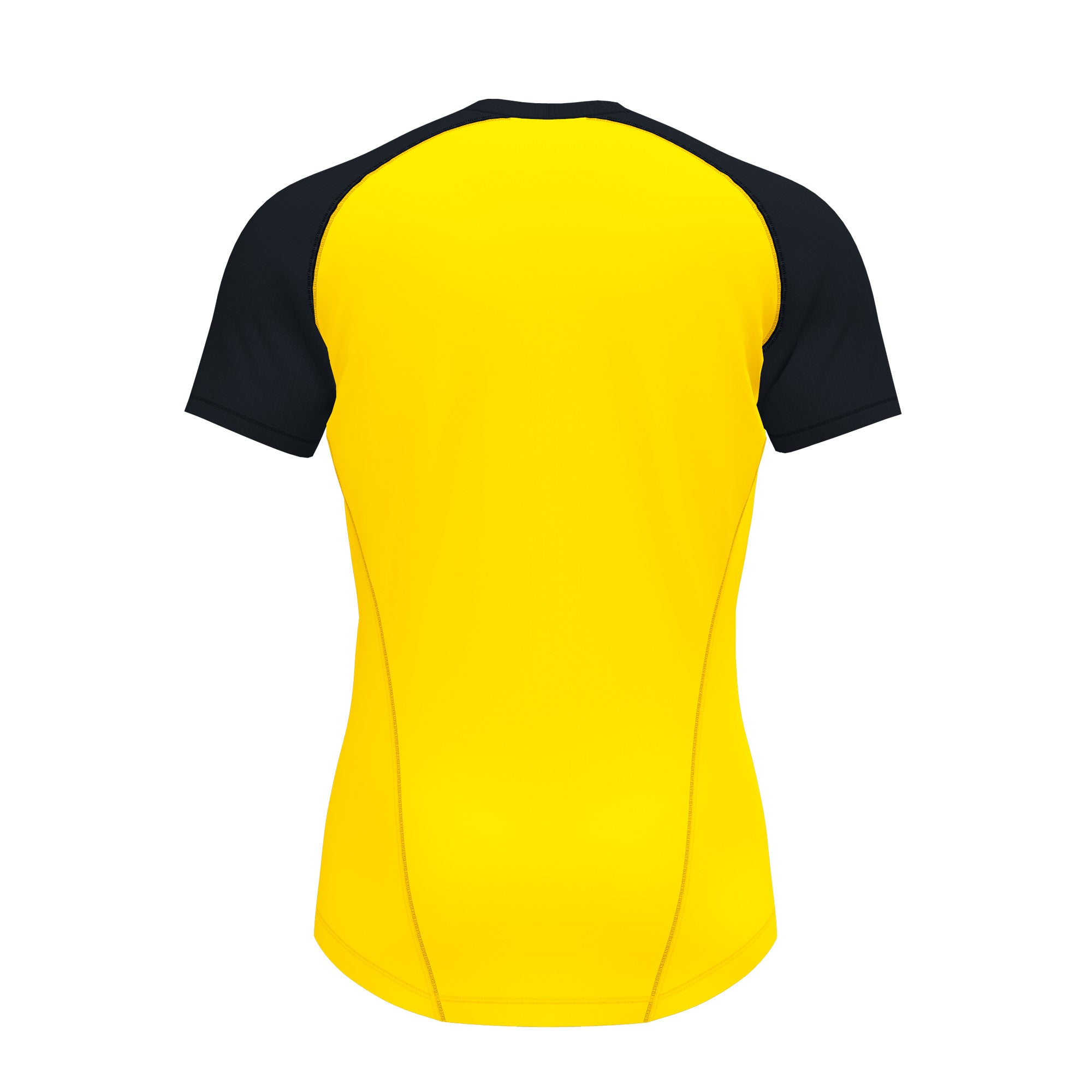 T-SHIRT TEAMWORK - GIALLO-NERO