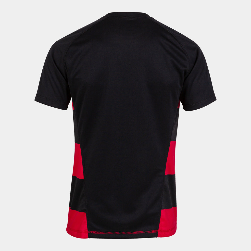 T-SHIRT PRORUGBY II - NERO-ROSSO