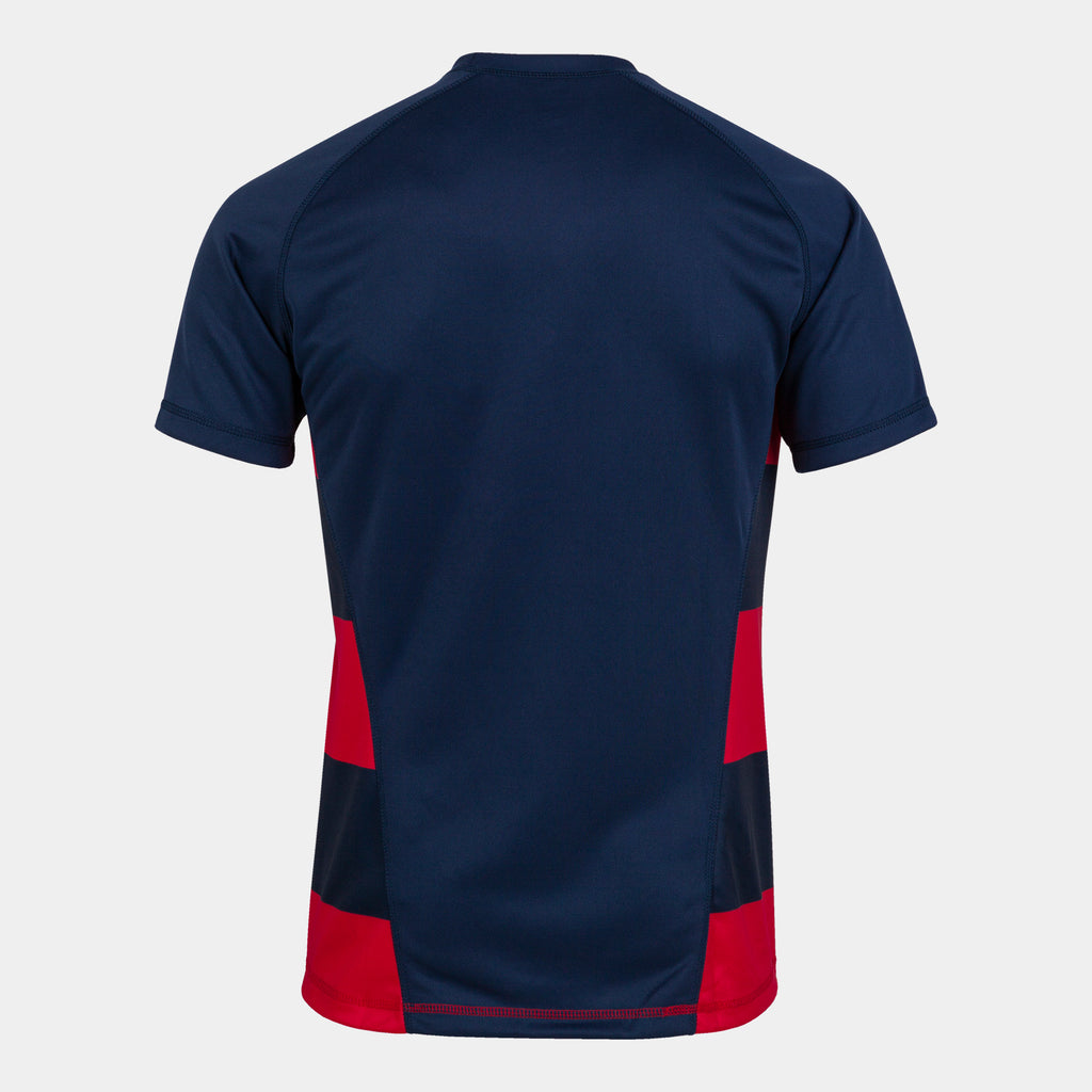 T-SHIRT PRORUGBY II - BLU NAVY-ROSSO