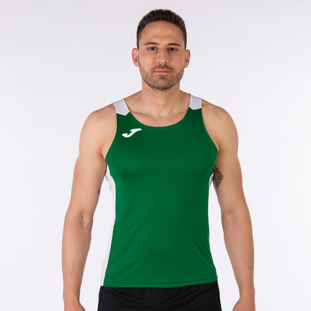 T-SHIRT RECORD II - VERDE-BIANCO