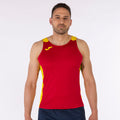 T-SHIRT RECORD II - ROSSO-GIALLO