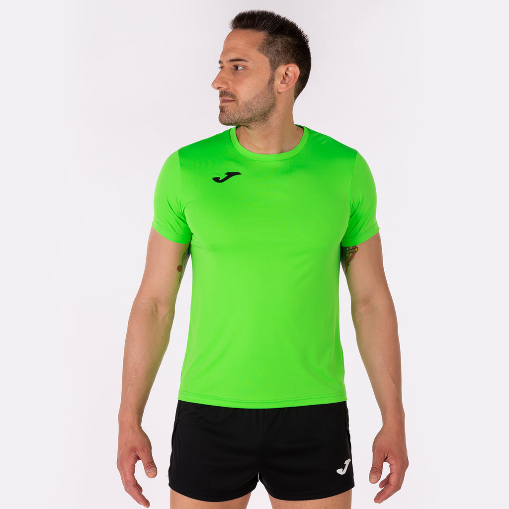 S/S T-SHIRT RECORD II - VERDE FLUO