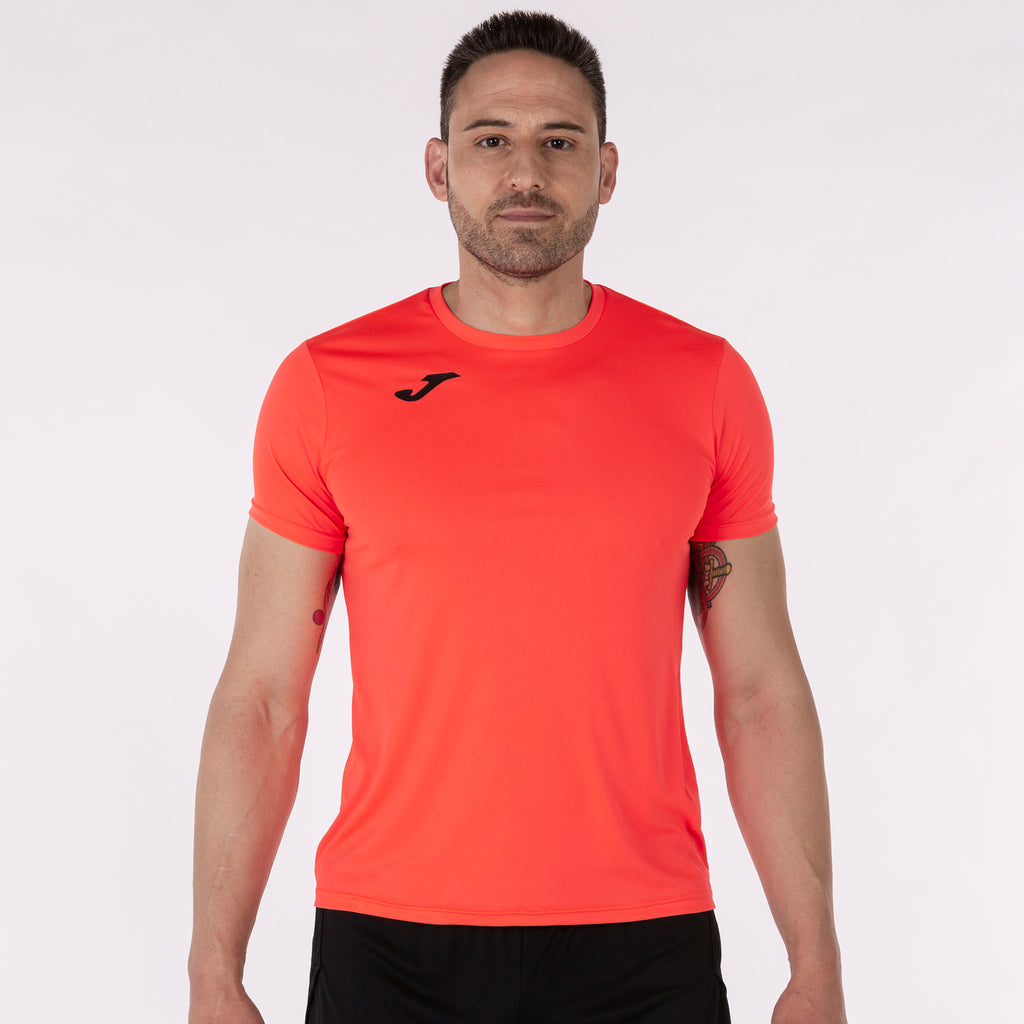 S/S T-SHIRT RECORD II - CORALLO FLUO