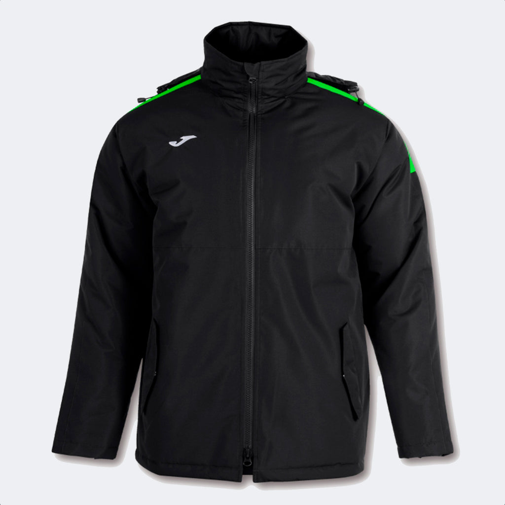 ANORAK TRIVOR - NERO-VERDE FLUO