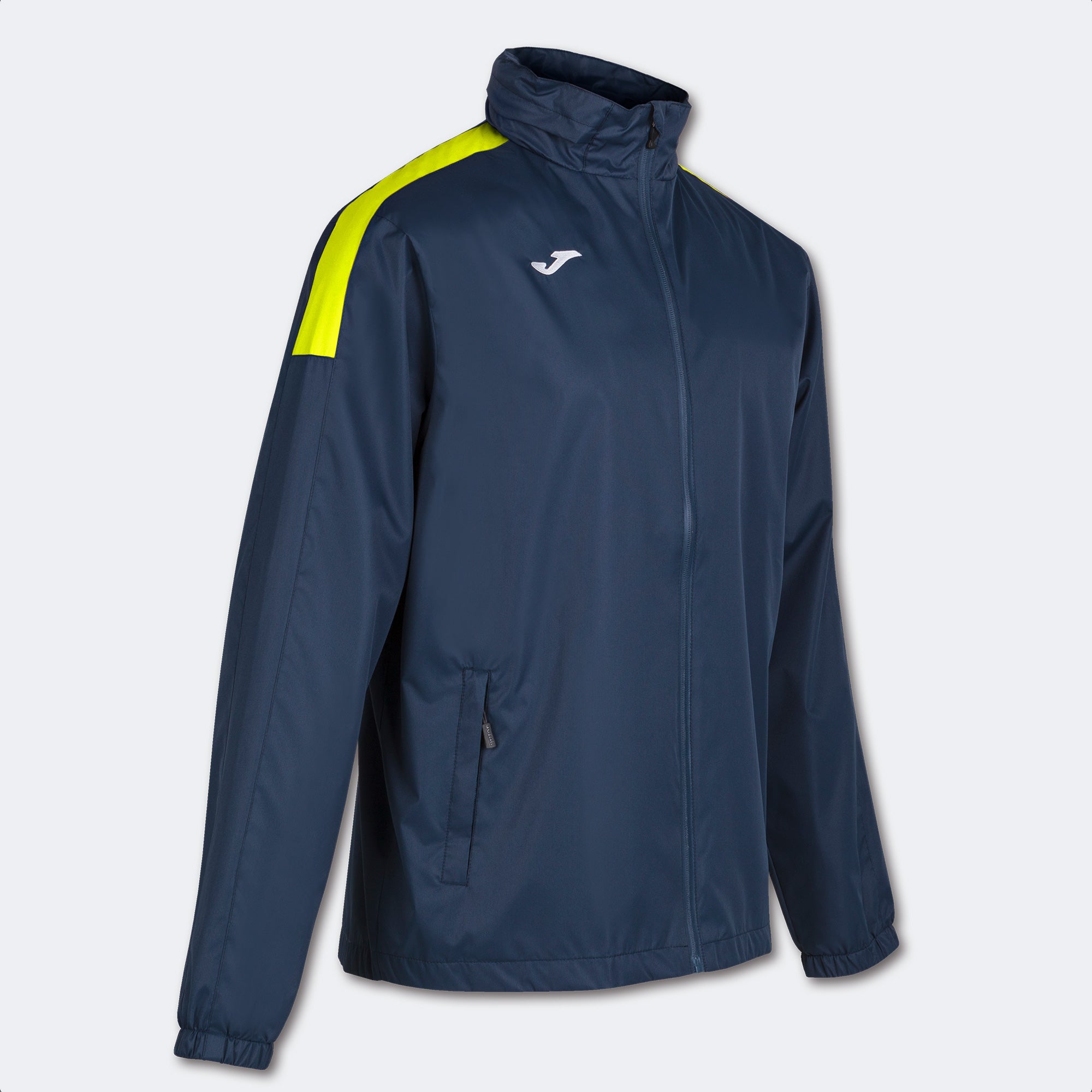 RAINCOAT TRIVOR - BLU NAVY-GIALLO FLUO