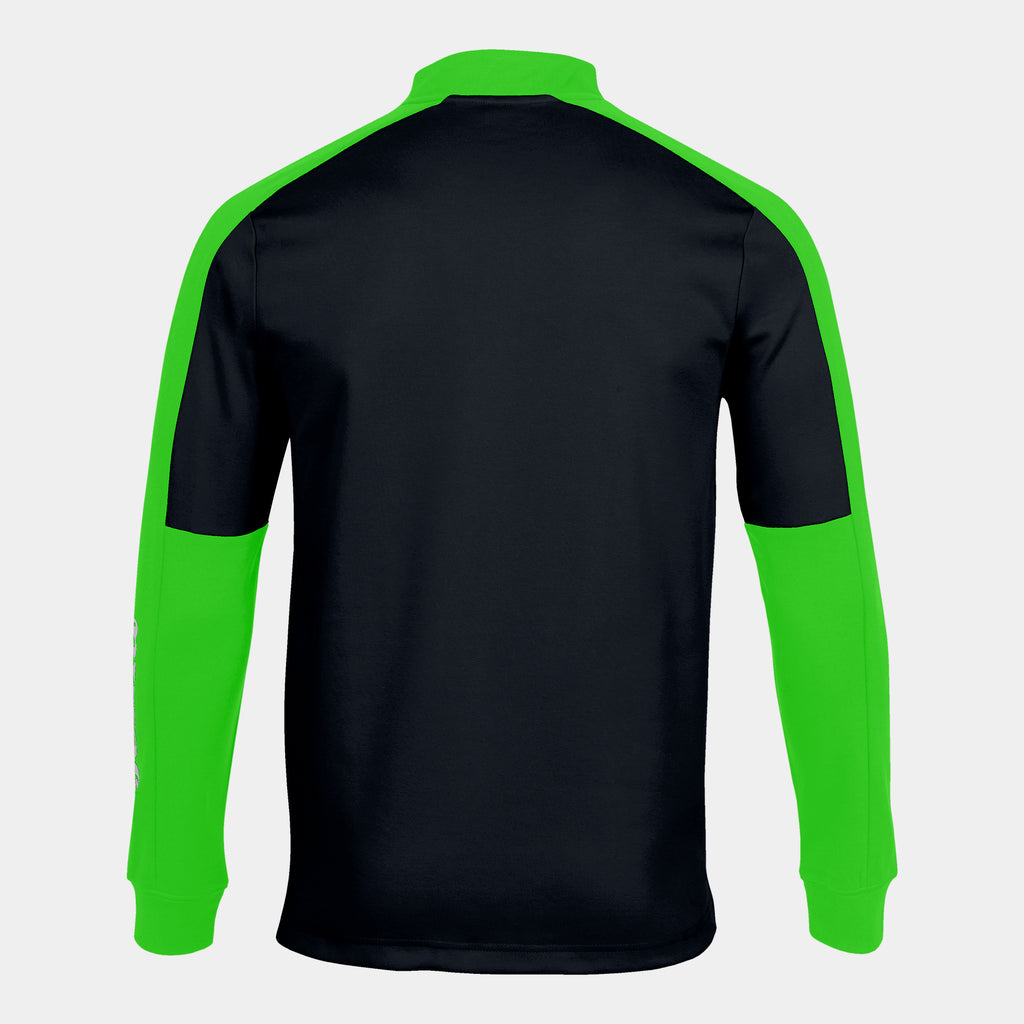 ECO CHAMPIONSHIP RECYCLED SWEATSHIRT - NERO-VERDE FLUO