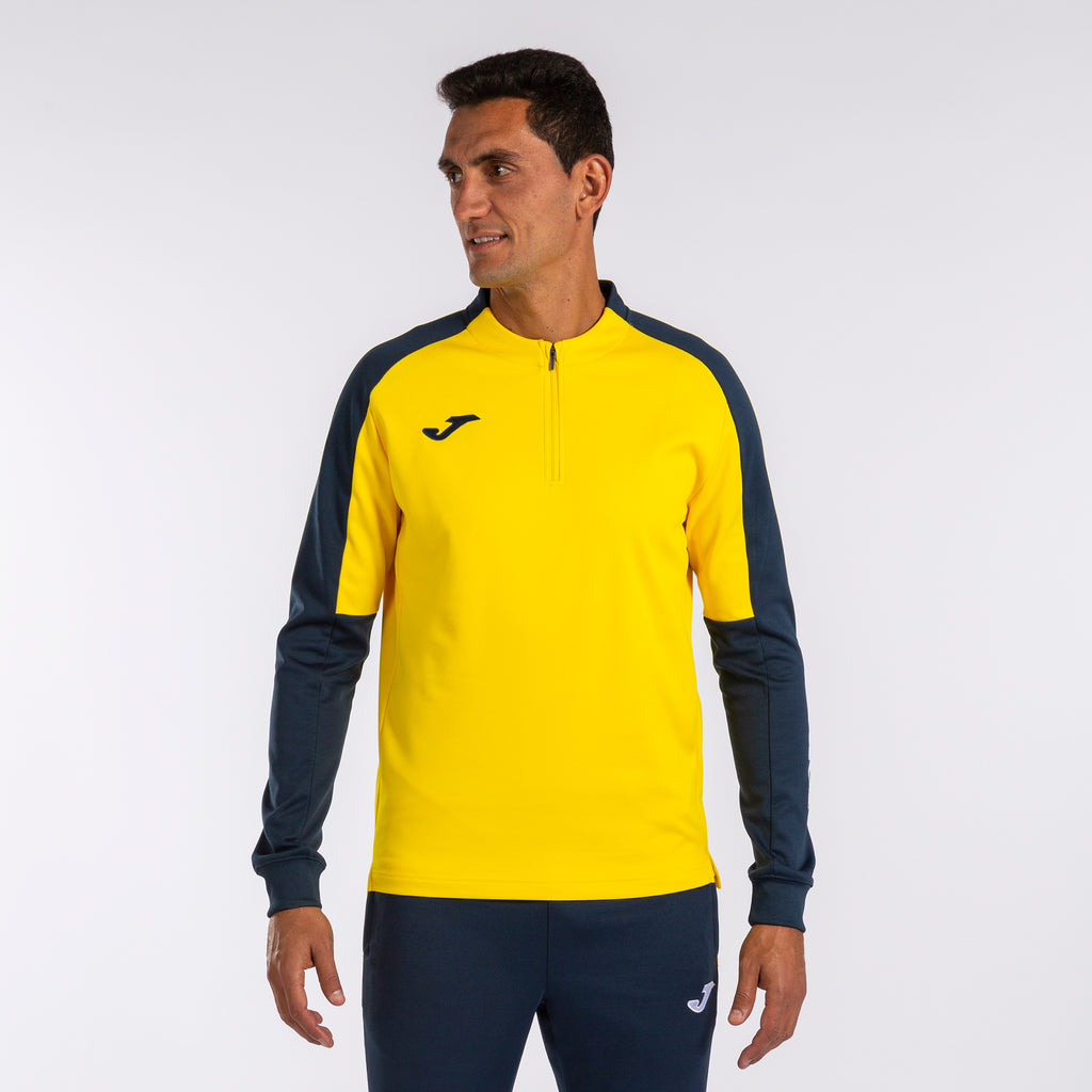 ECO CHAMPIONSHIP RECYCLED SWEATSHIRT - GIALLO-BLU NAVY