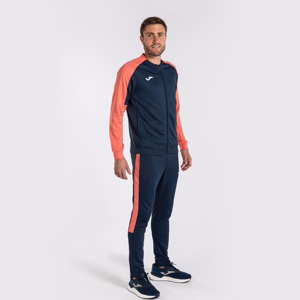 ECO CHAMPIONSHIP RECYCLED SWEATSUIT - BLU NAVY-ARANCIONE FLU