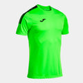 ECO ESSENTIAL SHORT SLEEVE T-SHIRT - VERDE FLUO-NERO - VERDE FLUO-NERO