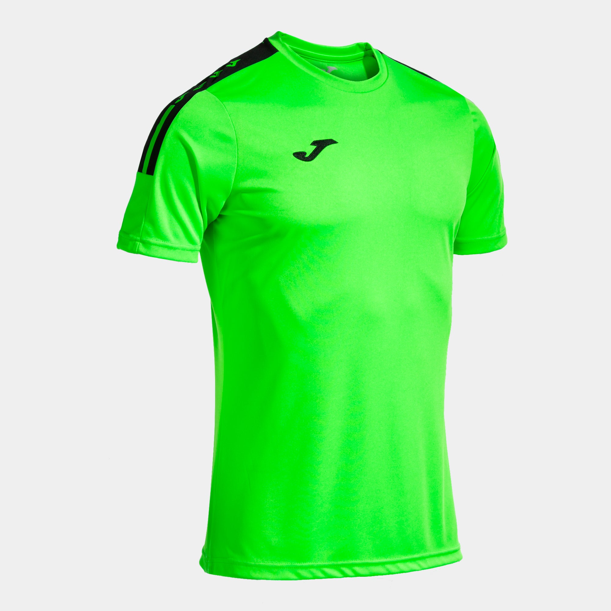 ECO ESSENTIAL SHORT SLEEVE T-SHIRT - VERDE FLUO-NERO - VERDE FLUO-NERO