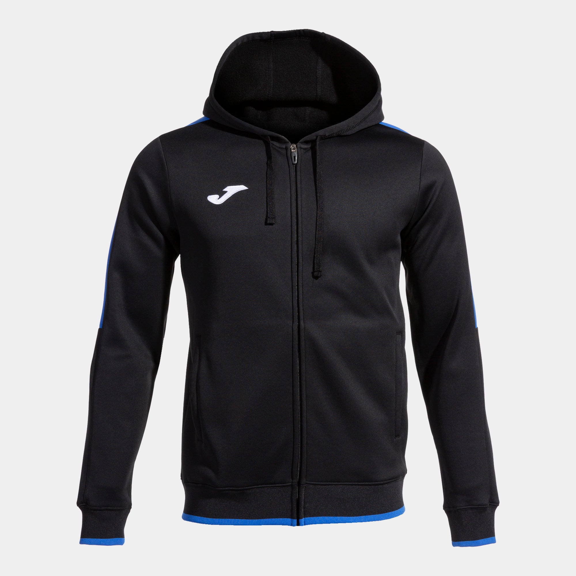 OLIMPIADA ZIP-UP HOODIE - NERO-ROYAL - NERO-ROYAL