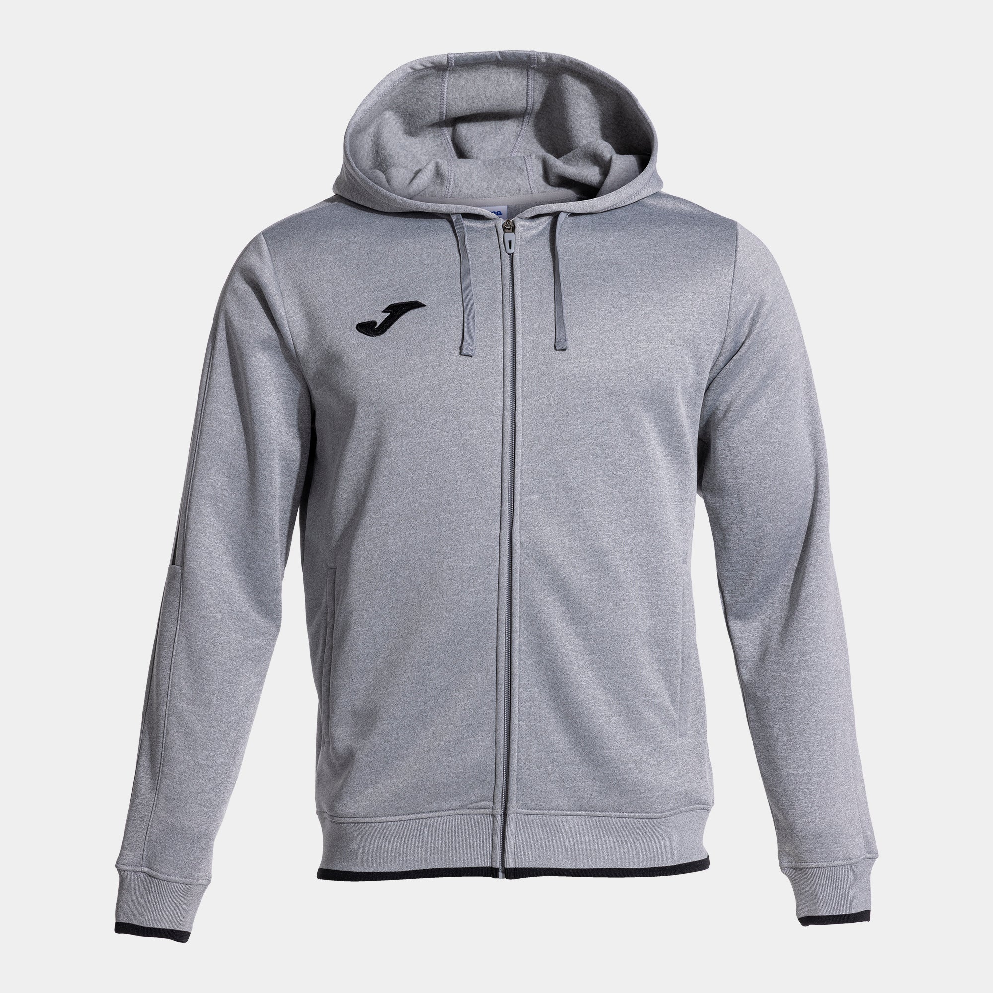 OLIMPIADA ZIP-UP HOODIE MELANGE - MELANGE-NERO - MELANGE-NERO