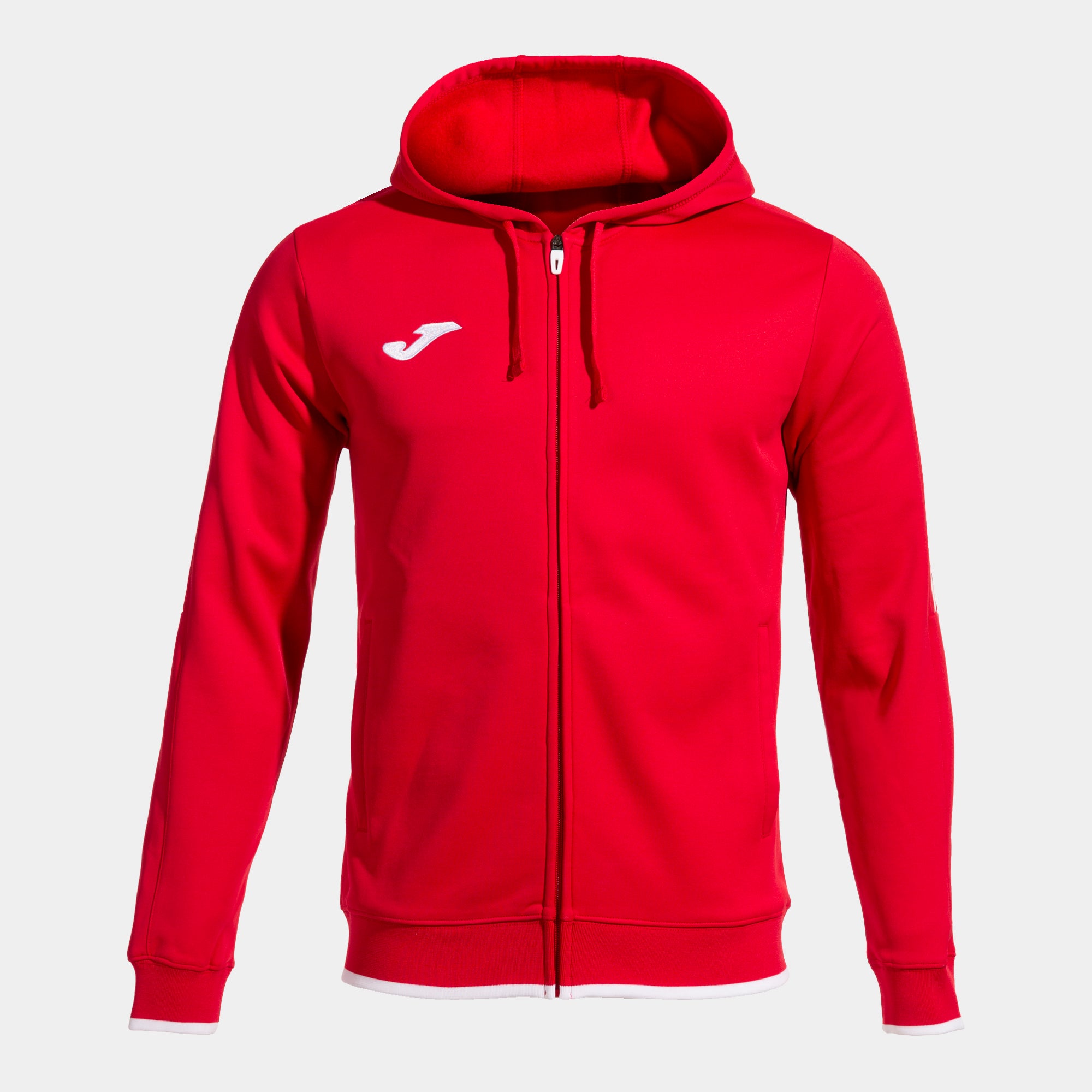 OLIMPIADA ZIP-UP HOODIE - ROSSO - ROSSO