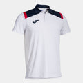 TOLEDO SHORT SLEEVE POLO - BIANCO-BLU NAVY - BIANCO-BLU NAVY