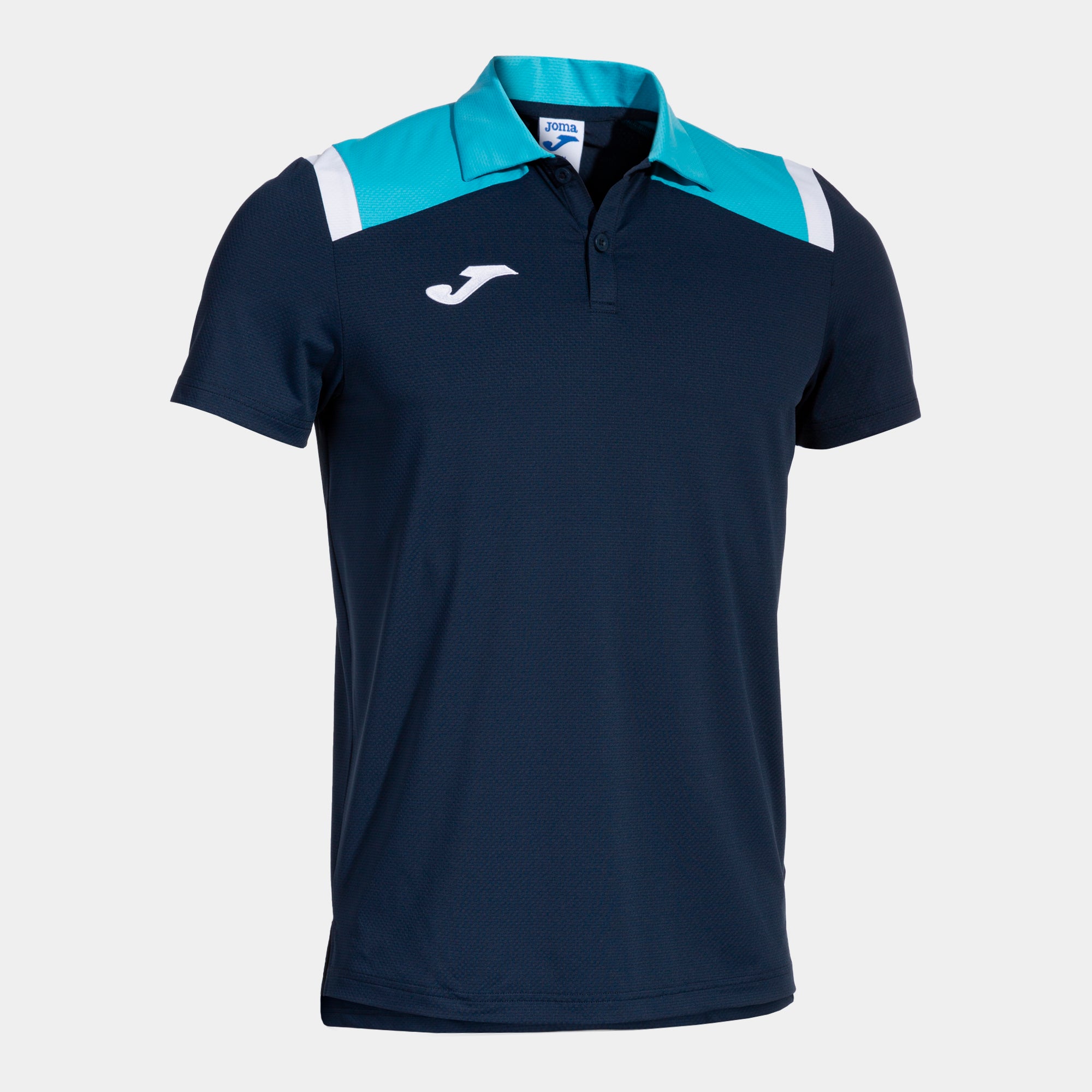 TOLEDO SHORT SLEEVE POLO - BLU NAVY-TURCHESE FLUO - BLU NAVY-TURCHESE FLUO