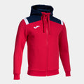 TOLEDO ZIP-UP HOODIE - ROSSO-BLU NAVY - ROSSO-BLU NAVY