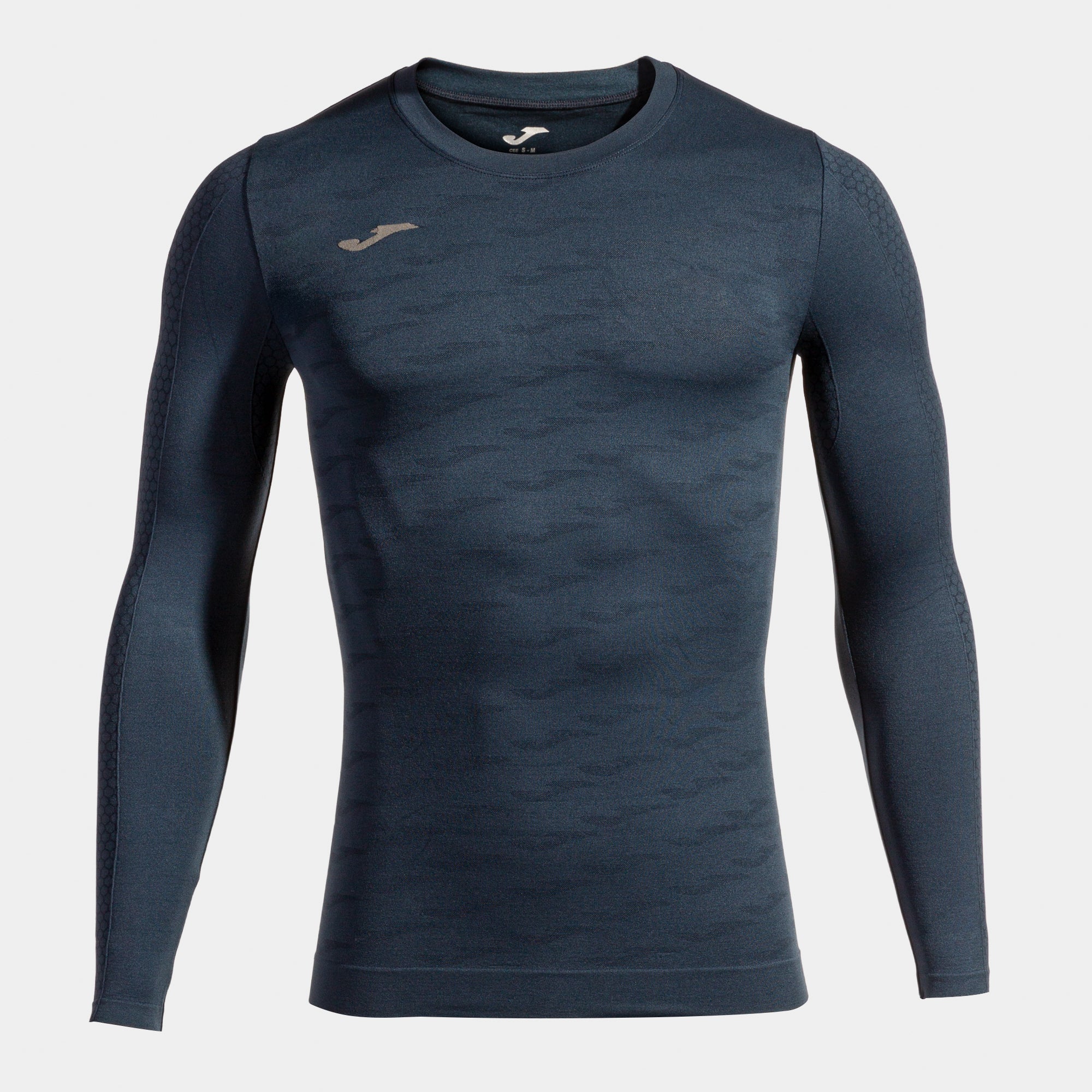 BRAMA CLASSIC LONG SLEEVE T-SHIRT - BLU NAVY - BLU NAVY