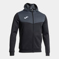 CAMPUS STREET ZIP-UP HOODIE - NERO - NERO