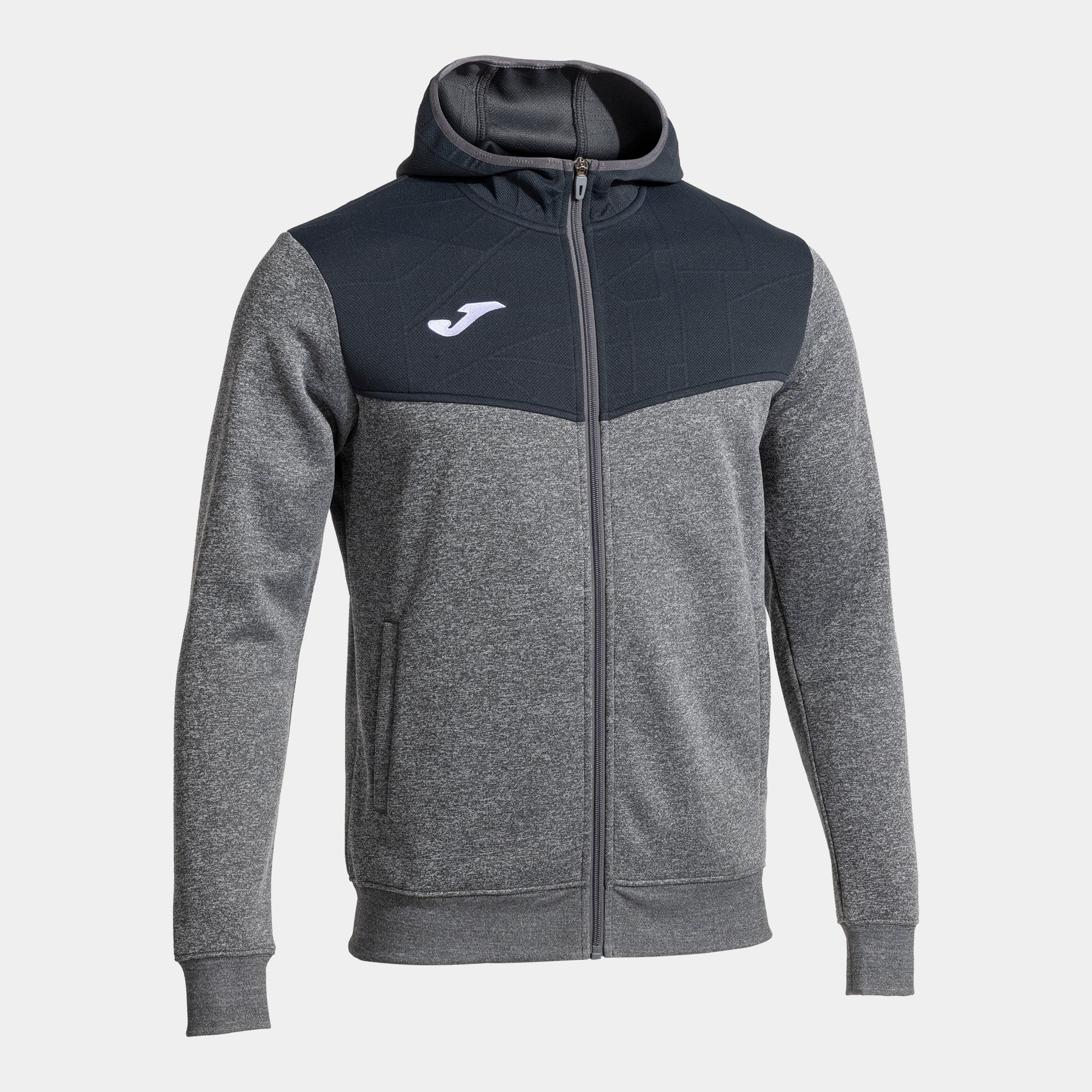 CAMPUS STREET ZIP-UP HOODIE MELANGE - GRIGIO MELANGE - GRIGIO MELANGE