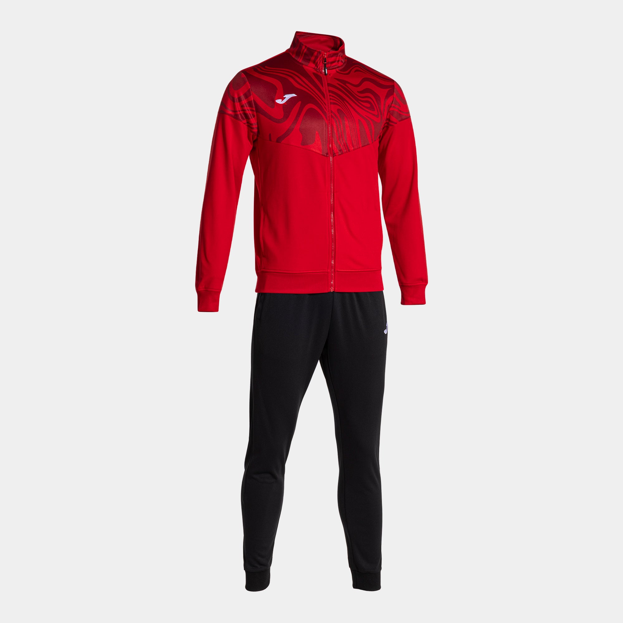 LION II TRACKSUIT - ROSSO-NERO - ROSSO-NERO