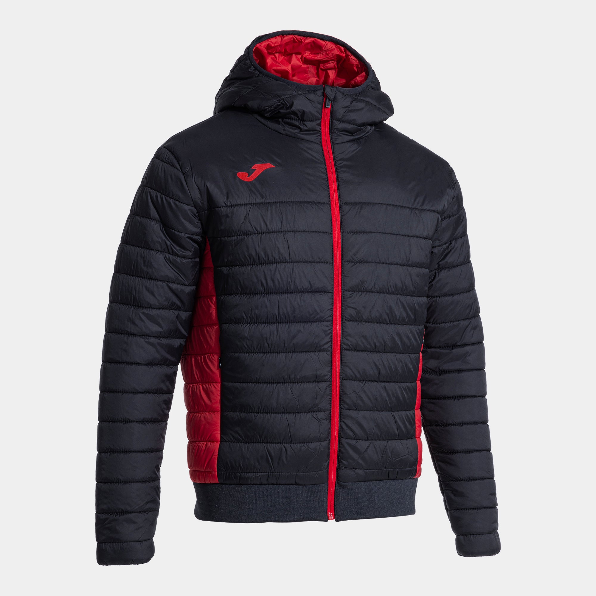 URBAN V BOMBER JACKET - NERO-ROSSO - NERO-ROSSO